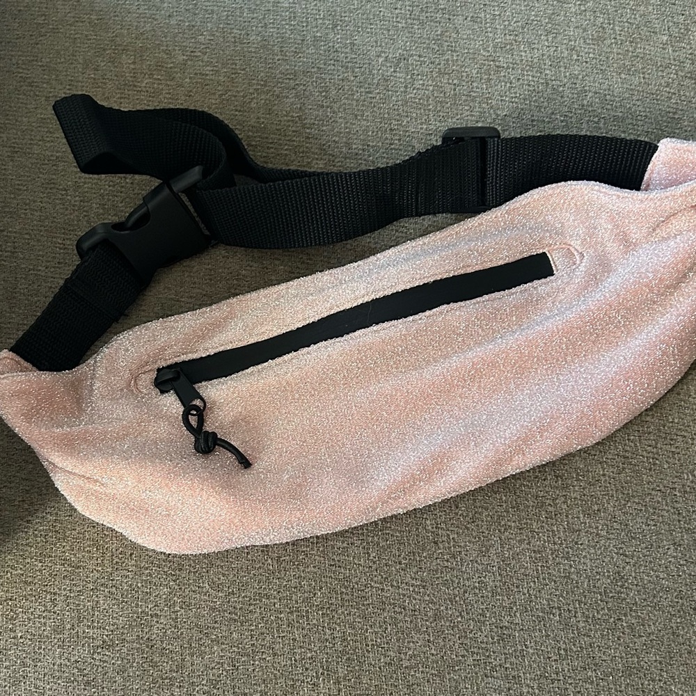 Triangl Pink Glitter Fanny Pack